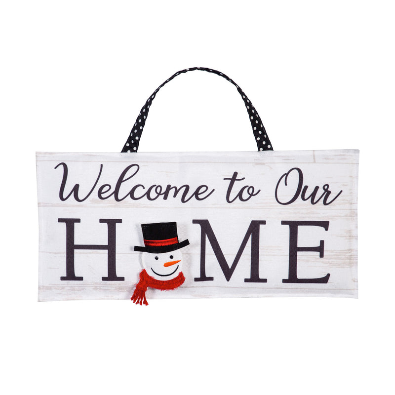 Welcome to Our Home Interchangeable Icon Door Décor,2dhb1615
