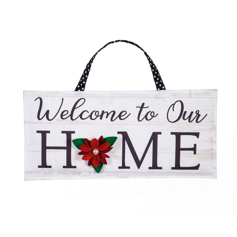 Welcome to Our Home Interchangeable Icon Door Décor,2dhb1615