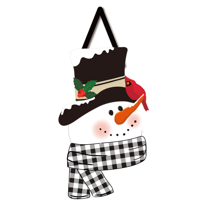 Snowman and Friend Door Décor,2dhb1797