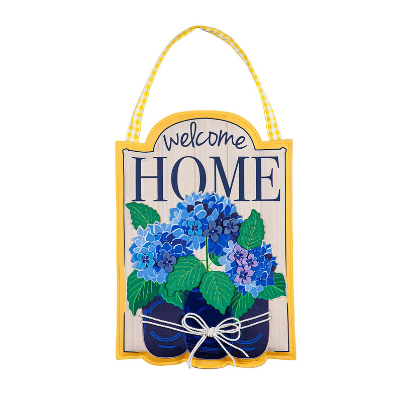 Welcome Home Hydrangeas Door Décor,2dhb2246