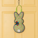 Polka Dot Bunny Door Decor,2dhb2367