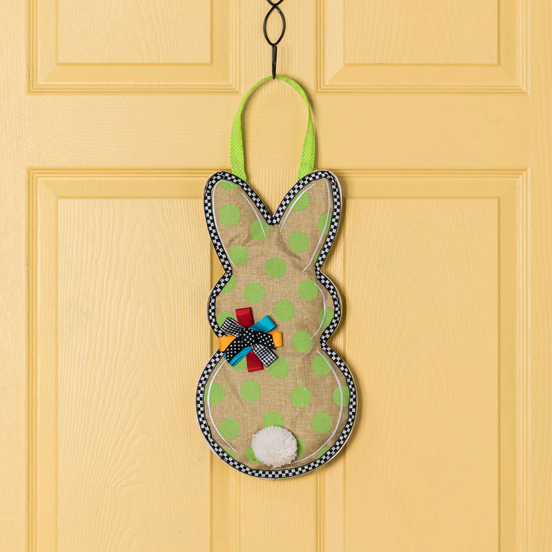 Polka Dot Bunny Door Décor,2dhb2367