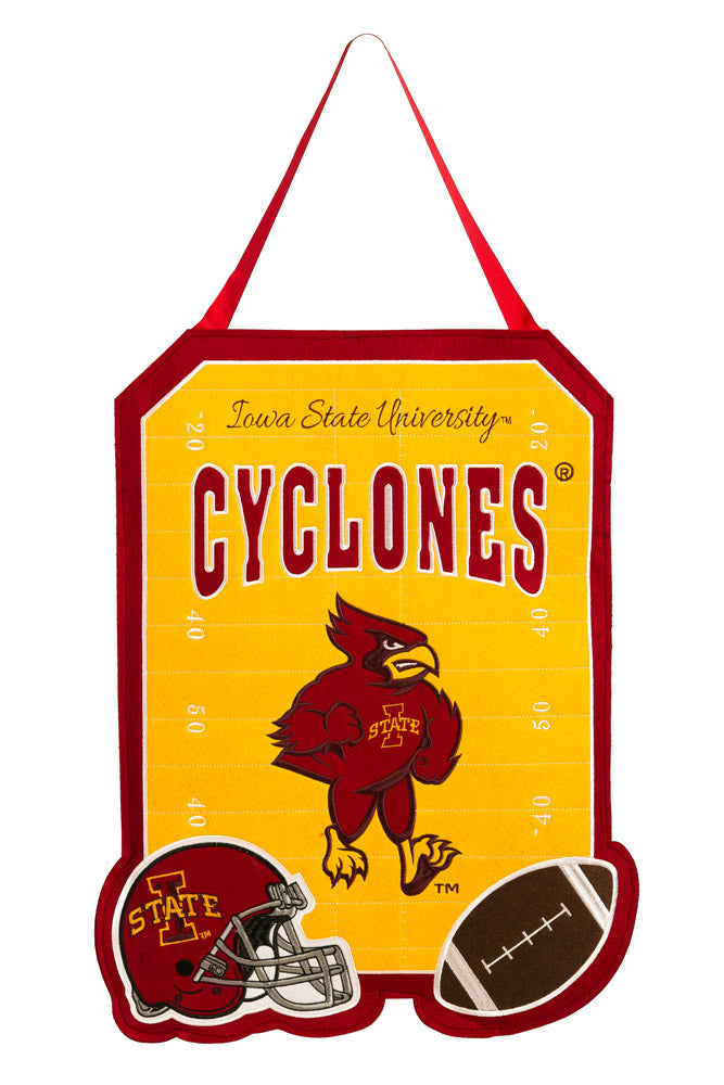 Evergreen Door Decor,  Iowa State, 20'' x 16'' inches