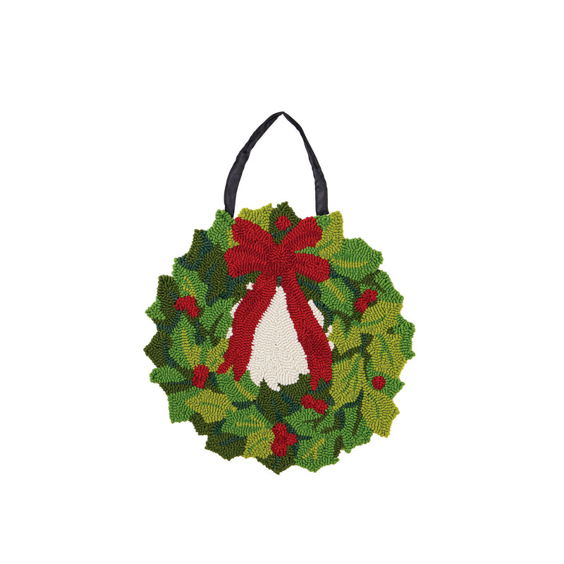 Christmas Wreath Hooked Door Décor,2dhp1798
