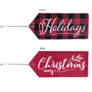 Christmas, Holidays Reversible Door Tag,2dt1785fb