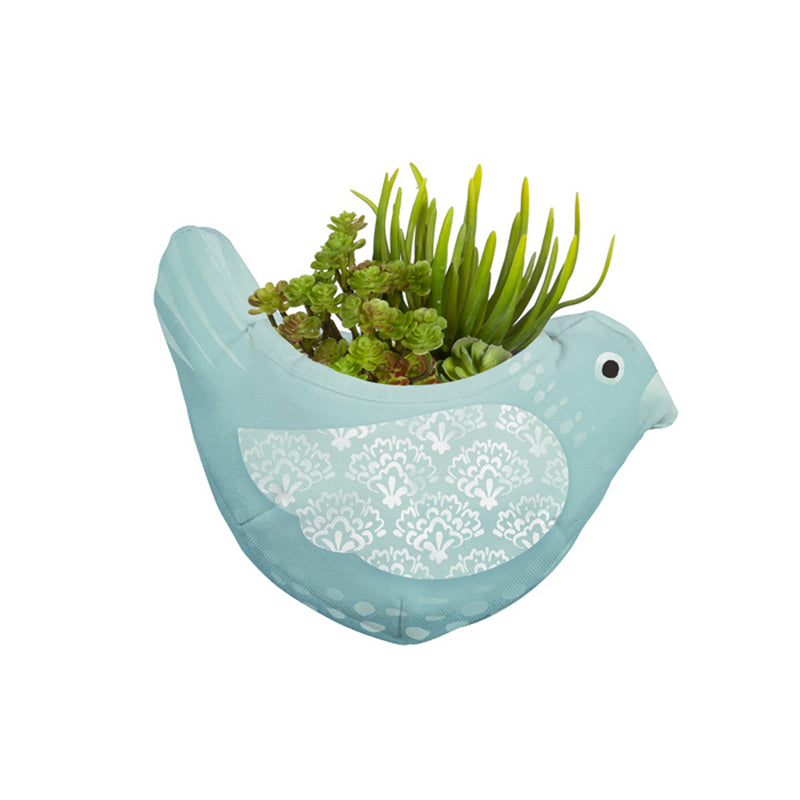 Whimsical Bird Fabric Wall Planters, Set of 3,2fp027