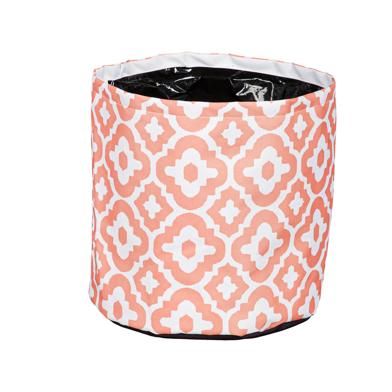 Floral Essence Round Fabric Planters,2fp7022