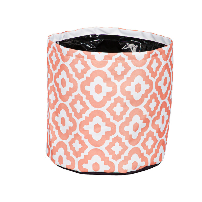 Floral Essence Round Fabric Planters, 13"x13"x13"inches