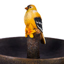 Maple Tree Resin Bird Bath,2gb7025