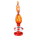 Art Glass Swirl Hummingbird Feeder,2hf289
