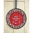 Animal Print Check Sassafras Switchable Door Decor Frame,2idf1819