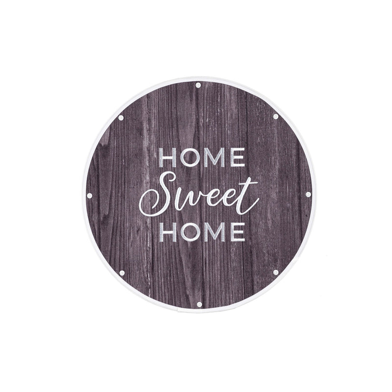 Home Sweet Home Sassafras Switchable Door Décor Insert, 19"x0.15"x19"inches