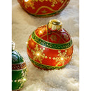 8" Battery Operated Ornament Outdoor Ornament, Red,2la1612