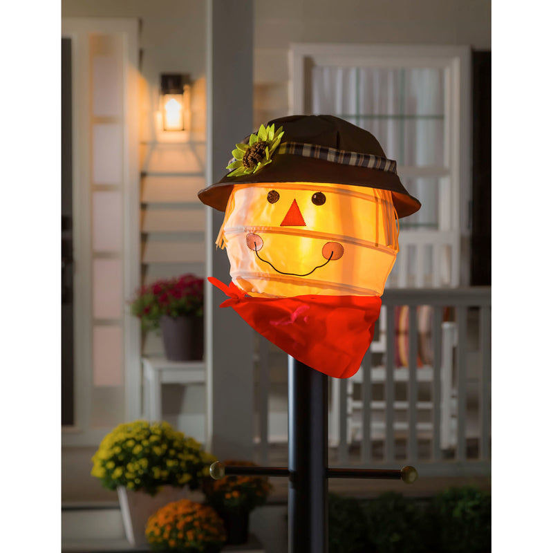 Scarecrow Lamp Post Buddy,  14"x0.3"x12"inches
