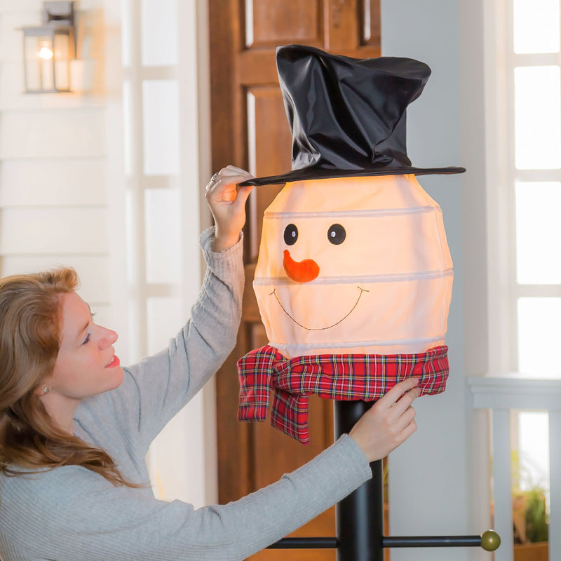 Snowman Lamp Post Buddy,2lp1213