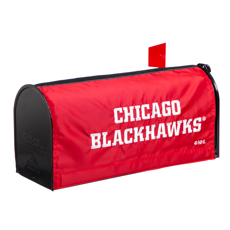 Team Sports America Chicago Blackhawks Applique Mailbox Cover