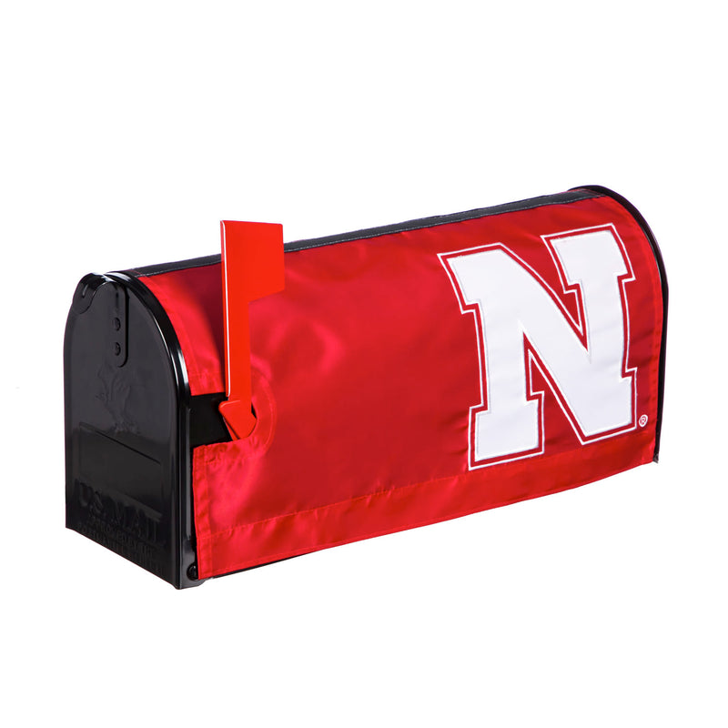 Evergreen NCAA Nebraska Cornhuskers Mailbox Cover, Team Colors, One Size