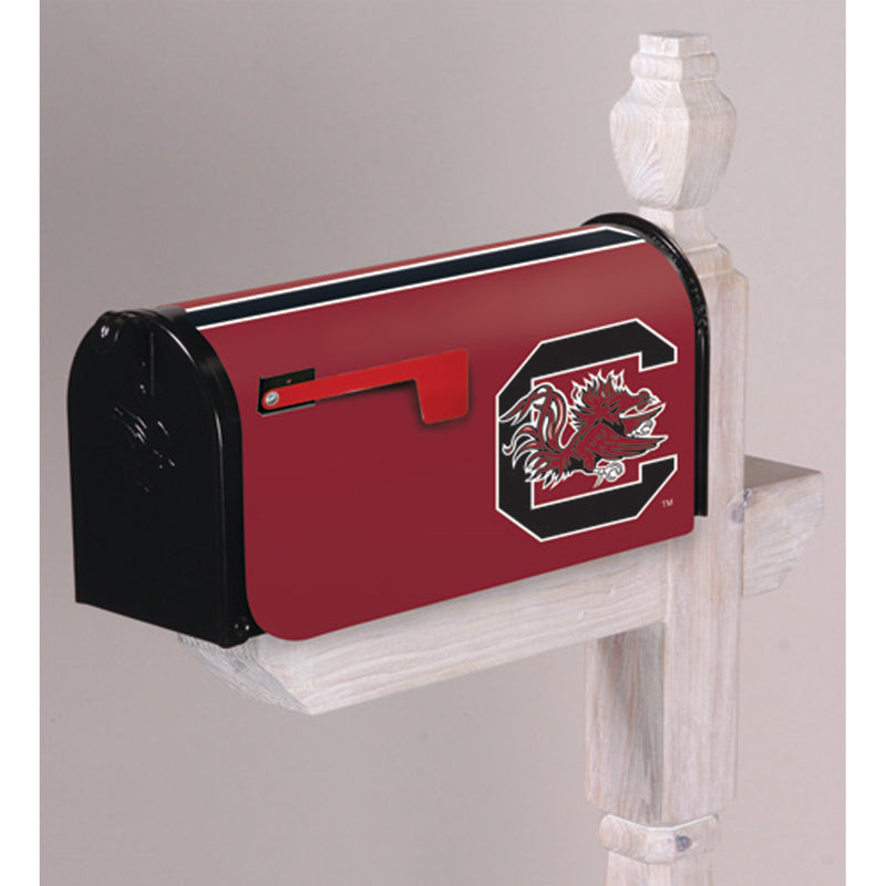 Evergreen NCAA South Carolina Fighting Gamecocks Mailbox Cover, Team Colors, One