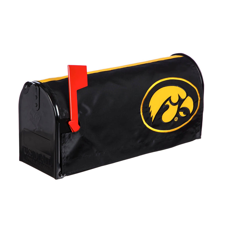 Evergreen NCAA Iowa Hawkeyes Mailbox Cover, Team Colors, One Size