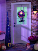 Witch with Dangle Legs Lighted Deco Mesh Door Decor,2msh2581bl