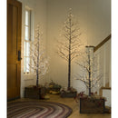 Indoor/Outdoor Snowy Lighted Tree with 48 Lights, 4'H,2phl001