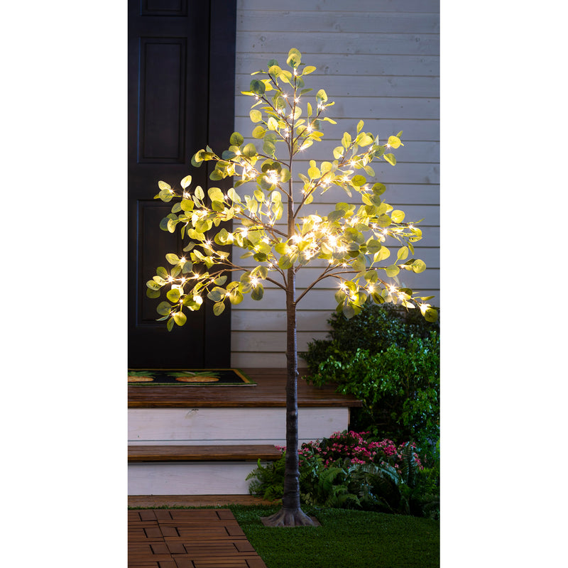 Eucalyptus Tree 136 LED Lights. 6', 9.45"x9.45"x72"inches
