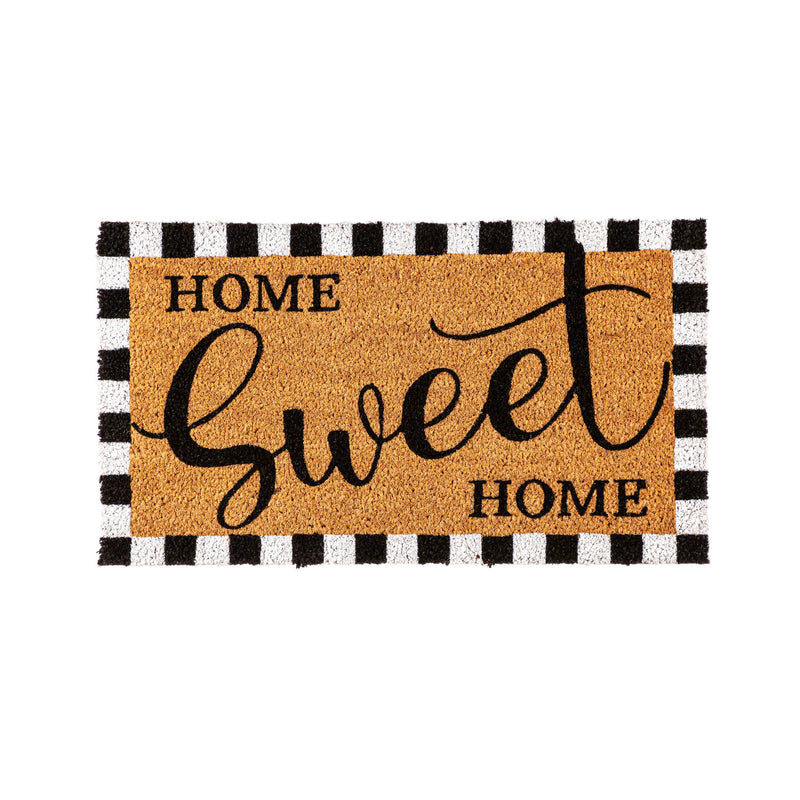 Evergreen Floormat,Home Sweet Home Coir Mat,28x0.56x16 Inches