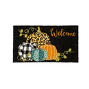 Mixed Print Pumpkins Coir Mat,2rm1128