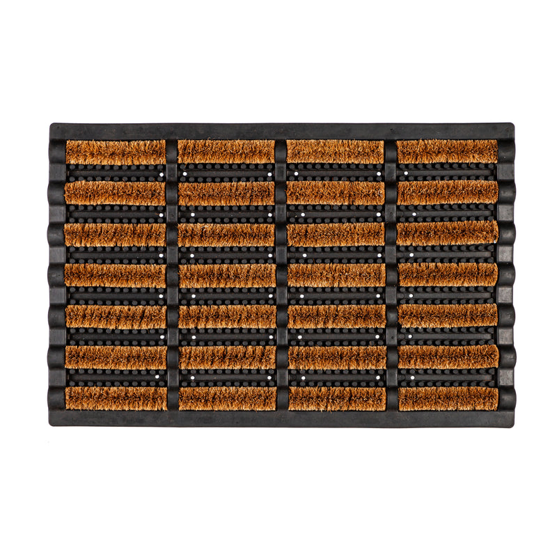 Natural Coir Vertical Boot Scraper Mat, 2 Asst,2rm1216