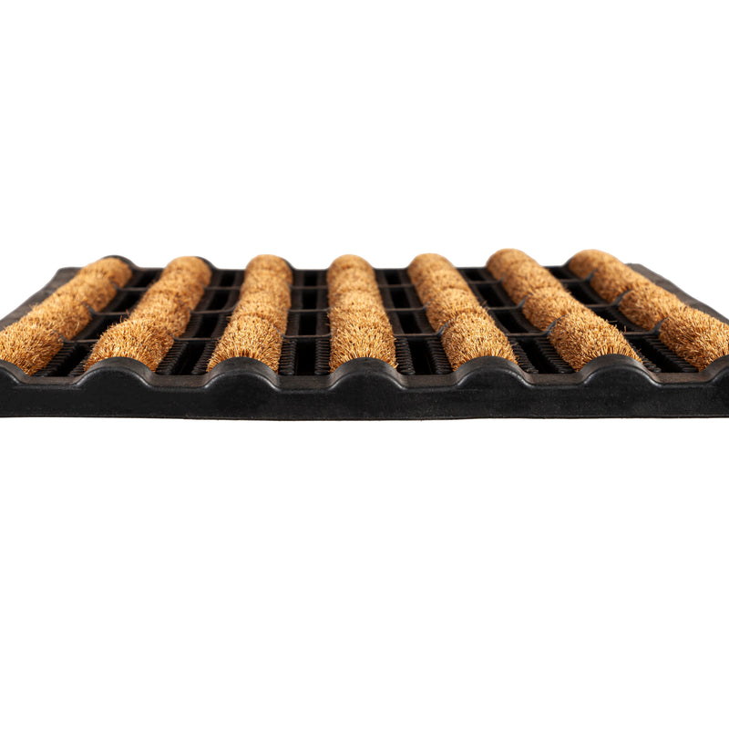 Natural Coir Vertical Boot Scraper Mat, 2 Asst,2rm1216