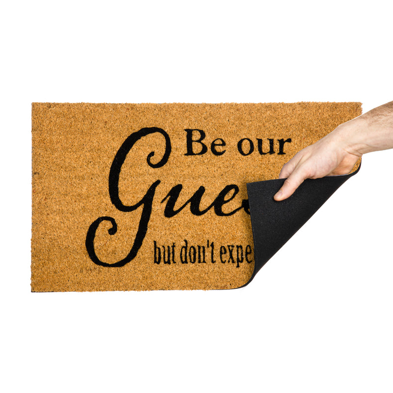 Evergreen Floormat,Funny Welcoming Sentiment Coir Mat,28x0.56x16 Inches