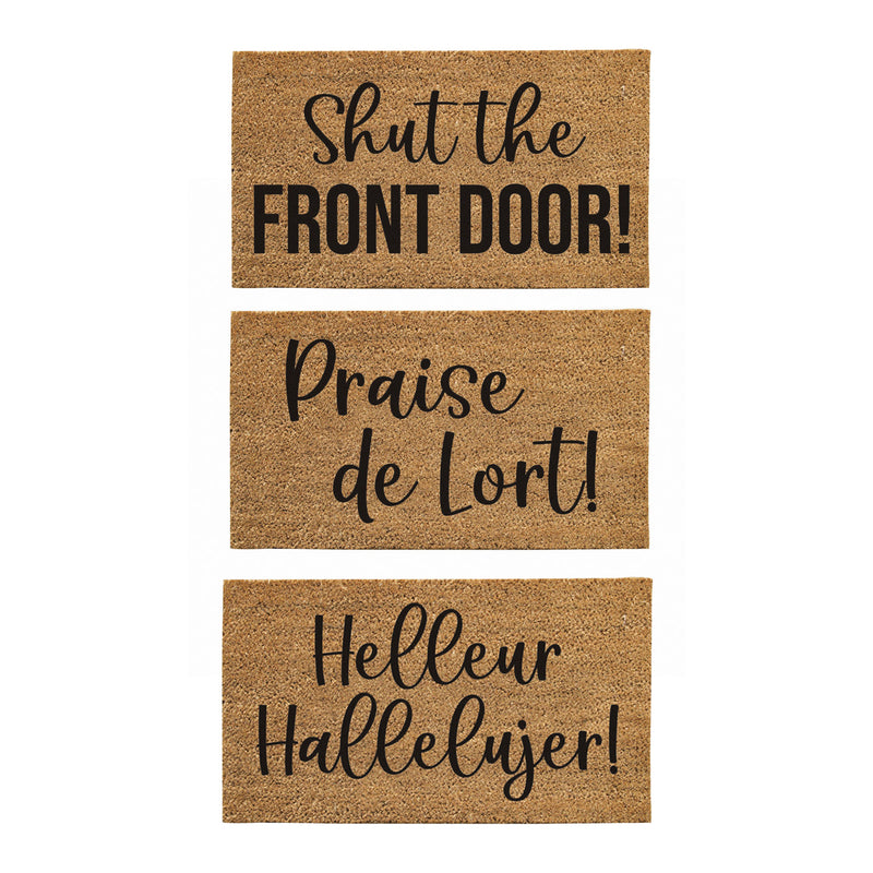 Evergreen Floormat,Southern Humor Coir Mat,28x0.56x16 Inches