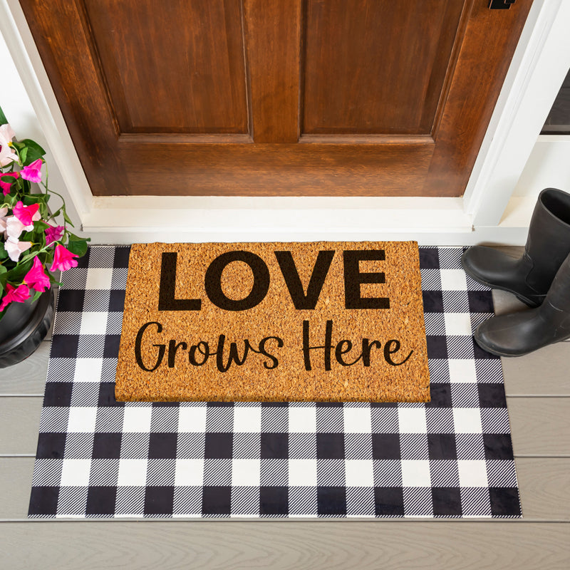 Evergreen Floormat,Garden Humor Coir Mat,28x0.56x16 Inches