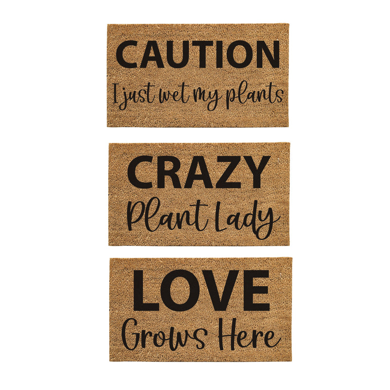 Evergreen Floormat,Garden Humor Coir Mat,28x0.56x16 Inches