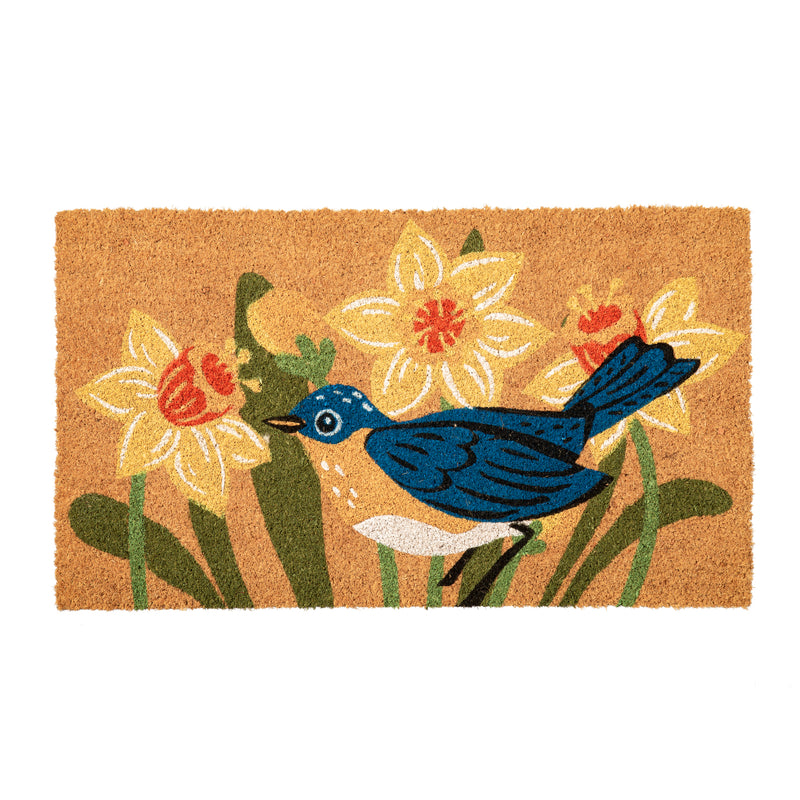 Evergreen Floormat,Birds Coir Mat,28x0.56x16 Inches