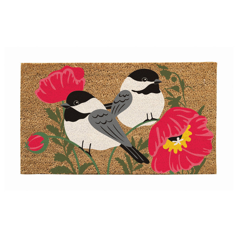 Evergreen Floormat,Birds Coir Mat,28x0.56x16 Inches