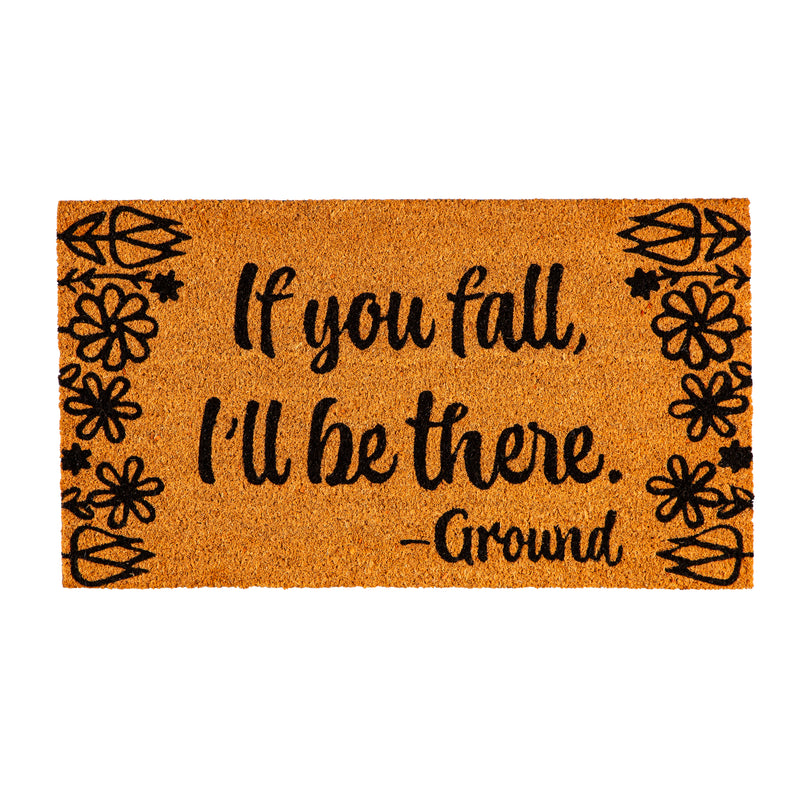 Evergreen Floormat,Welcome Sentiment Coir Mat,28x0.56x16 Inches