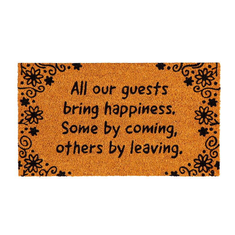 Evergreen Floormat,Welcome Sentiment Coir Mat,28x0.56x16 Inches