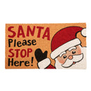 Wishes for Santa Coir Mat,2rm1408