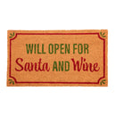Wishes for Santa Coir Mat,2rm1408