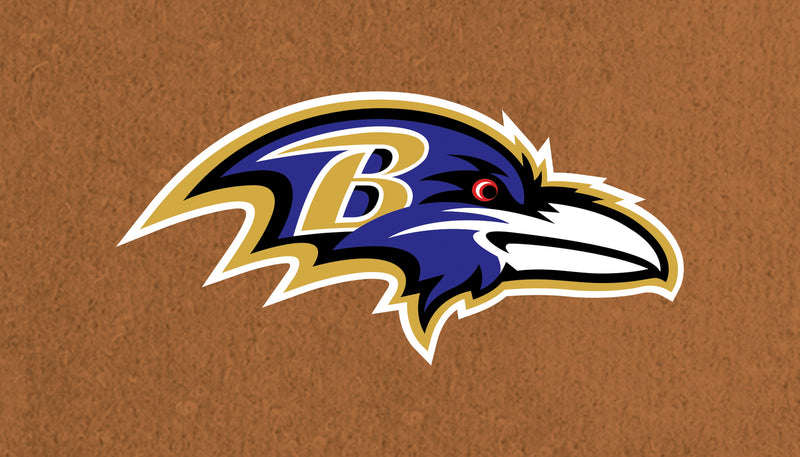 Evergreen Floormat,Coir Mat, 16"x28", Baltimore Ravens,28x16x1.5 Inches