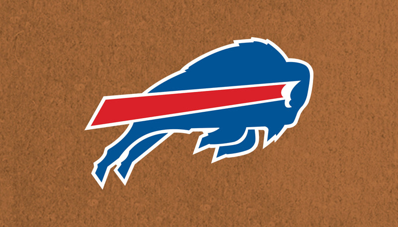 Evergreen Floormat,Coir Mat, 16"x28", Buffalo Bills,28x16x1.5 Inches