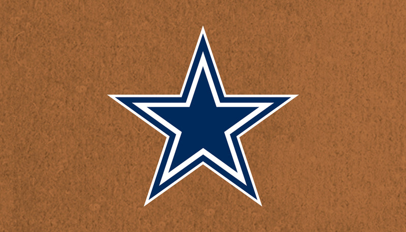 Evergreen Floormat,Coir Mat, 16"x28", Dallas Cowboys,28x16x1.5 Inches