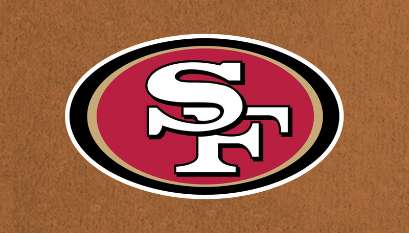 Evergreen Floormat,Coir Mat, 16"x28", San Francisco 49ers,28x16x1.5 Inches