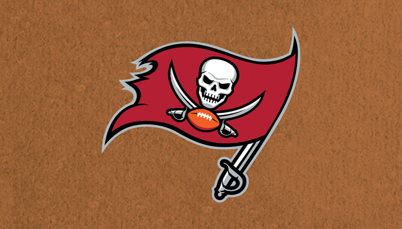 Evergreen Floormat,Coir Mat, 16"x28", Tampa Bay Buccaneers,28x16x1.5 Inches