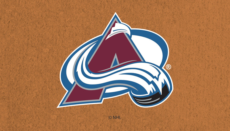 Evergreen Floormat,Coir Mat, 16"x28", Colorado Avalanche,28x16x1.5 Inches