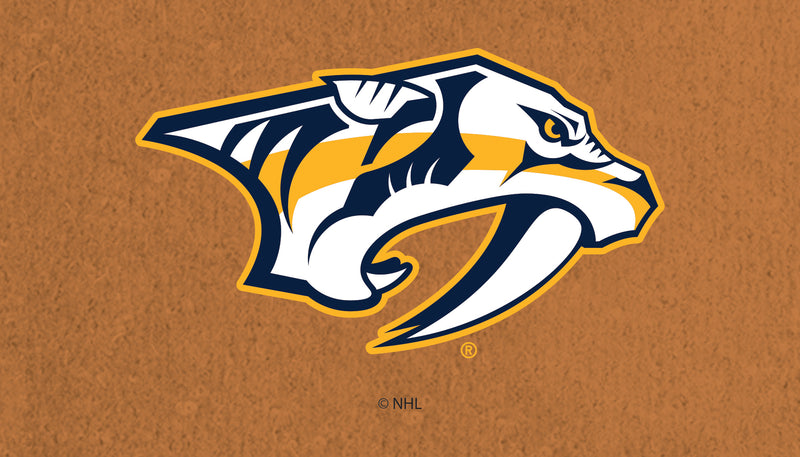 Evergreen Floormat,Coir Mat, 16"x28", Nashville Predators,28x16x1.5 Inches