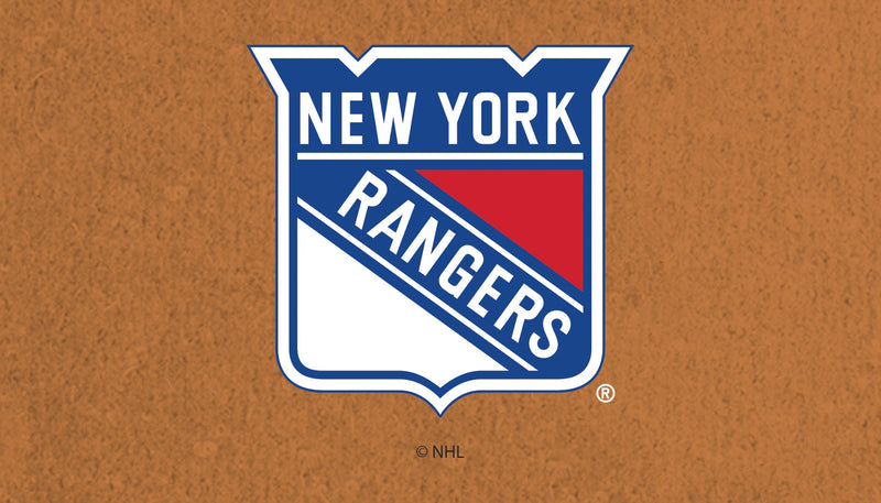 Evergreen Floormat,Coir Mat, 16"x28", New York Rangers,28x16x1.5 Inches