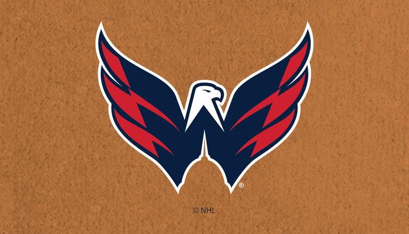 Evergreen Floormat,Coir Mat, 16"x28", Washington Capitals,28x16x1.5 Inches