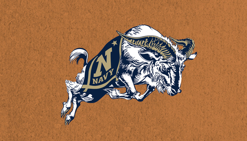 Coir Mat, 16"x28", US Naval Academy,2rm5017usa